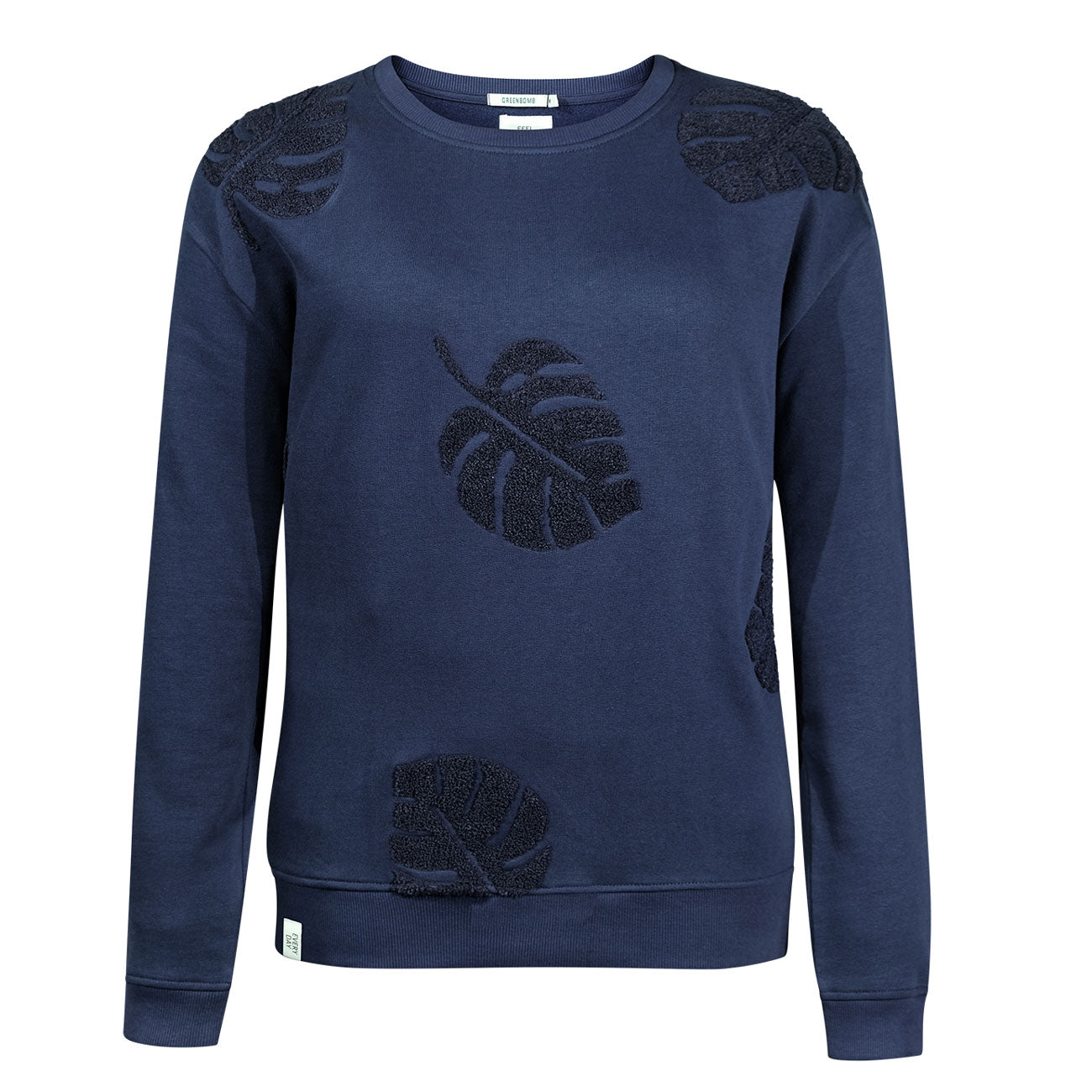 Pull feuilles brodées - GREENBOMB