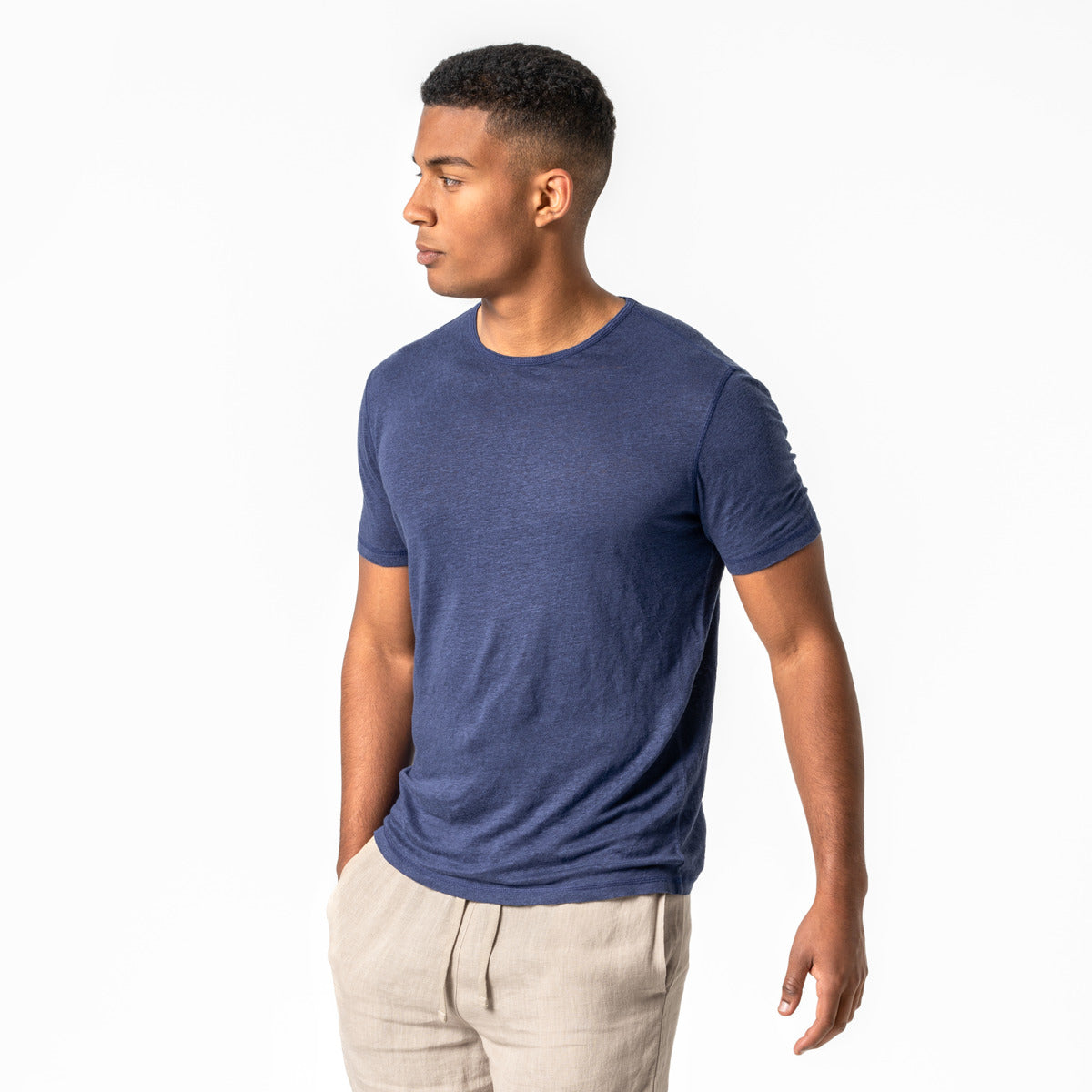 T-Shirt 100% Lin ANDY - LIVING CRAFTS