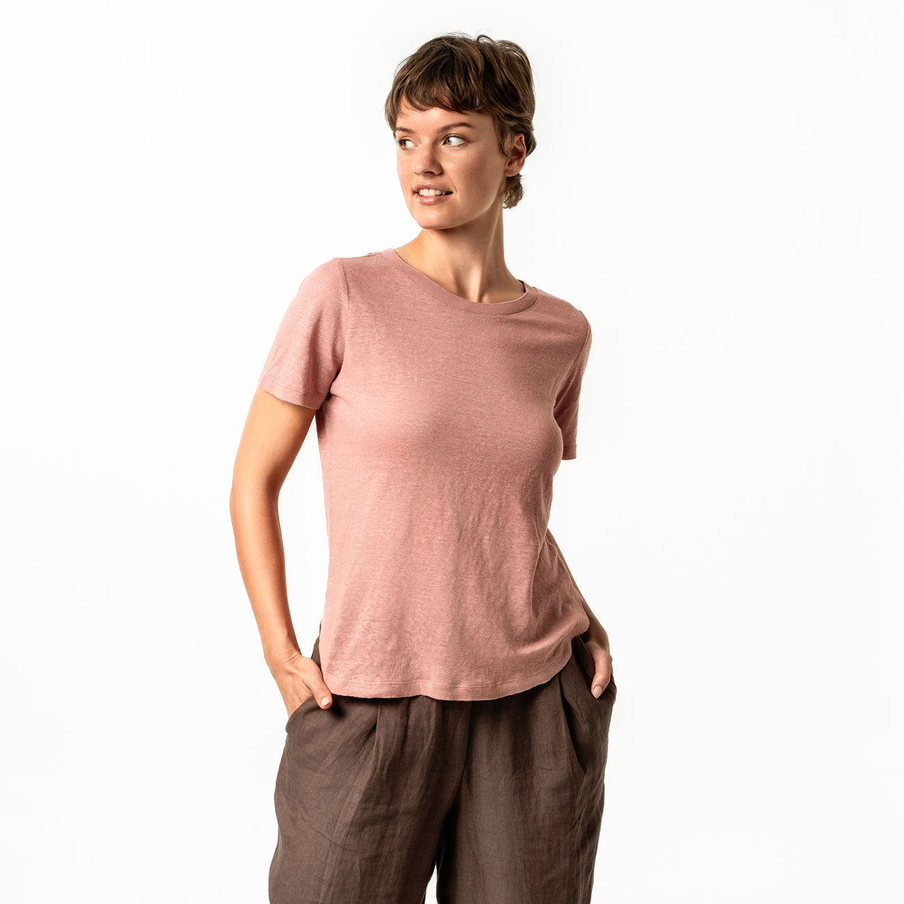 T-shirt TELSA 100% lin - LIVING CRAFTS
