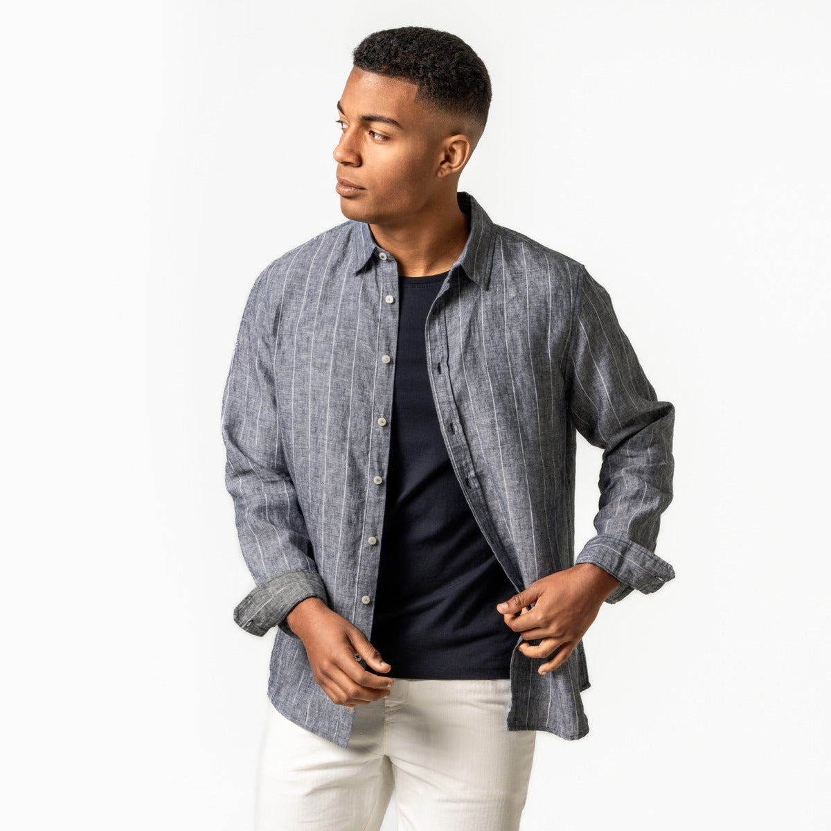 Chemise ALARIC 100% lin - LIVINIG CRAFTS