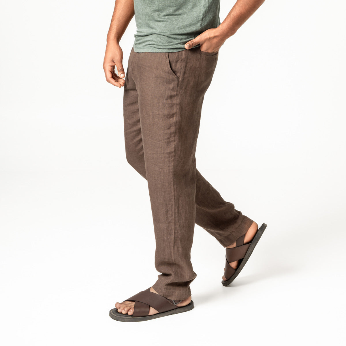 Pantalon AYKE 100% lin - LIVING CRAFTS