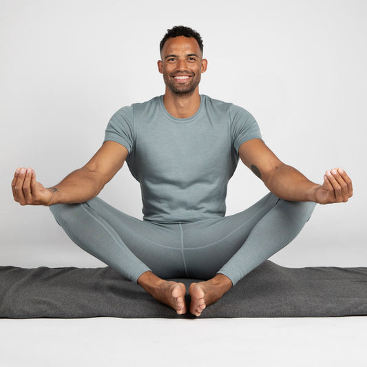 Legging homme laine et soie - ENGEL