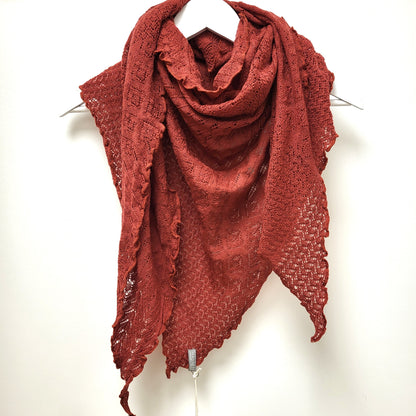 Châle ajouré 100% laine mérinos - MADNESS