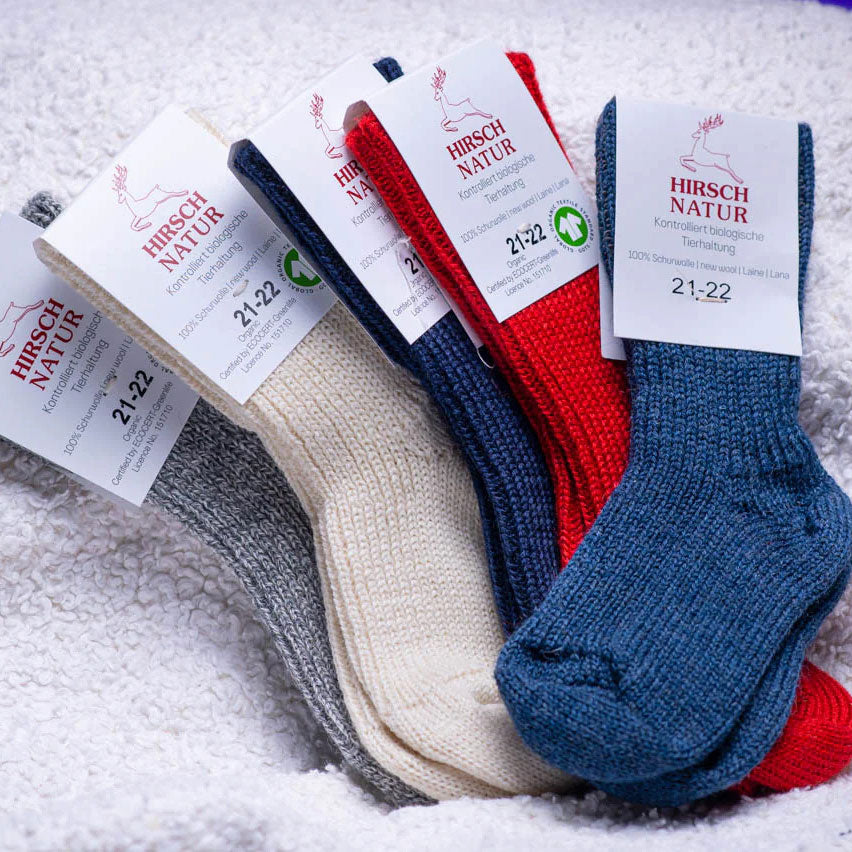 Chaussettes enfant 100% laine KBT - HIRSCH