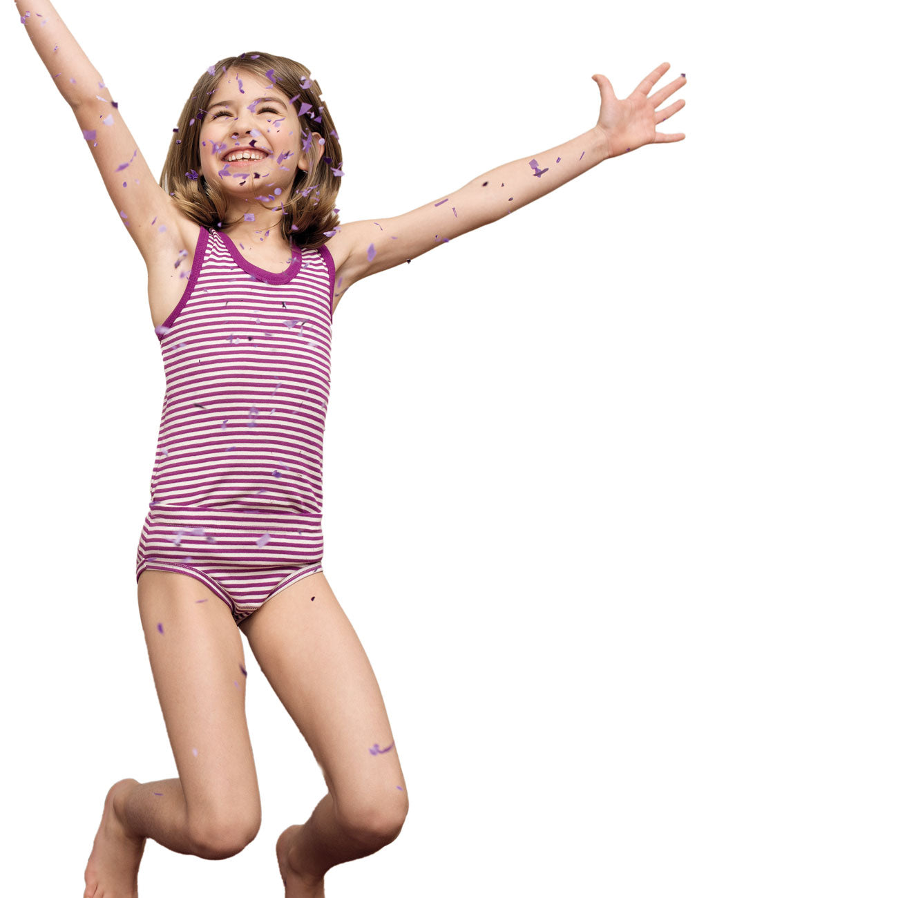 Slip 100% coton bio pour fille - LIVING CRAFTS