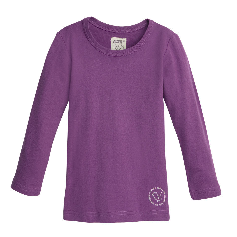 Maillot enfant manches longues HORSE 100% coton bio - Living Crafts
