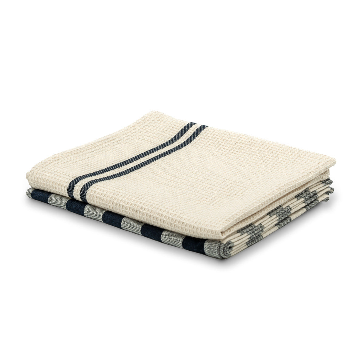 Duo Torchons DELHI en coton bio - LIVING CRAFTS