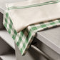 Duo Torchons DELHI en coton bio - LIVING CRAFTS