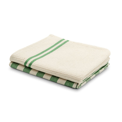 Duo Torchons DELHI en coton bio - LIVING CRAFTS