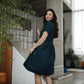 Robe ALMA en mousseline de coton bio - NORDLICHT