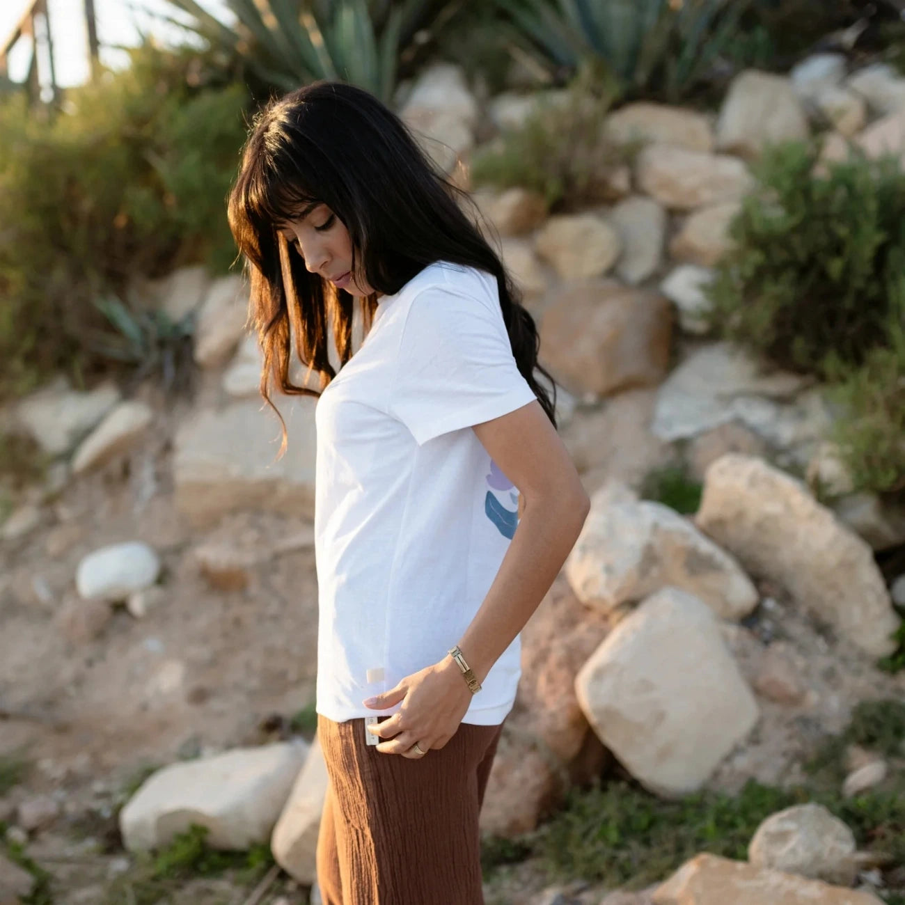 T-shirt en coton bio épais ALVA - NORDLICHT