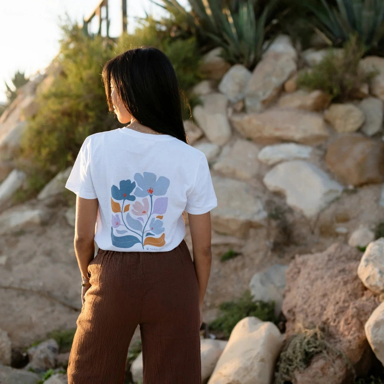T-shirt en coton bio épais ALVA - NORDLICHT