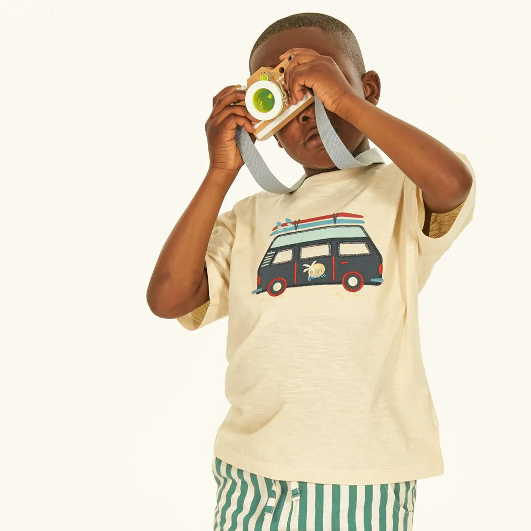 T-shirt enfant ANTON imprimé van - SENSE ORGANICS