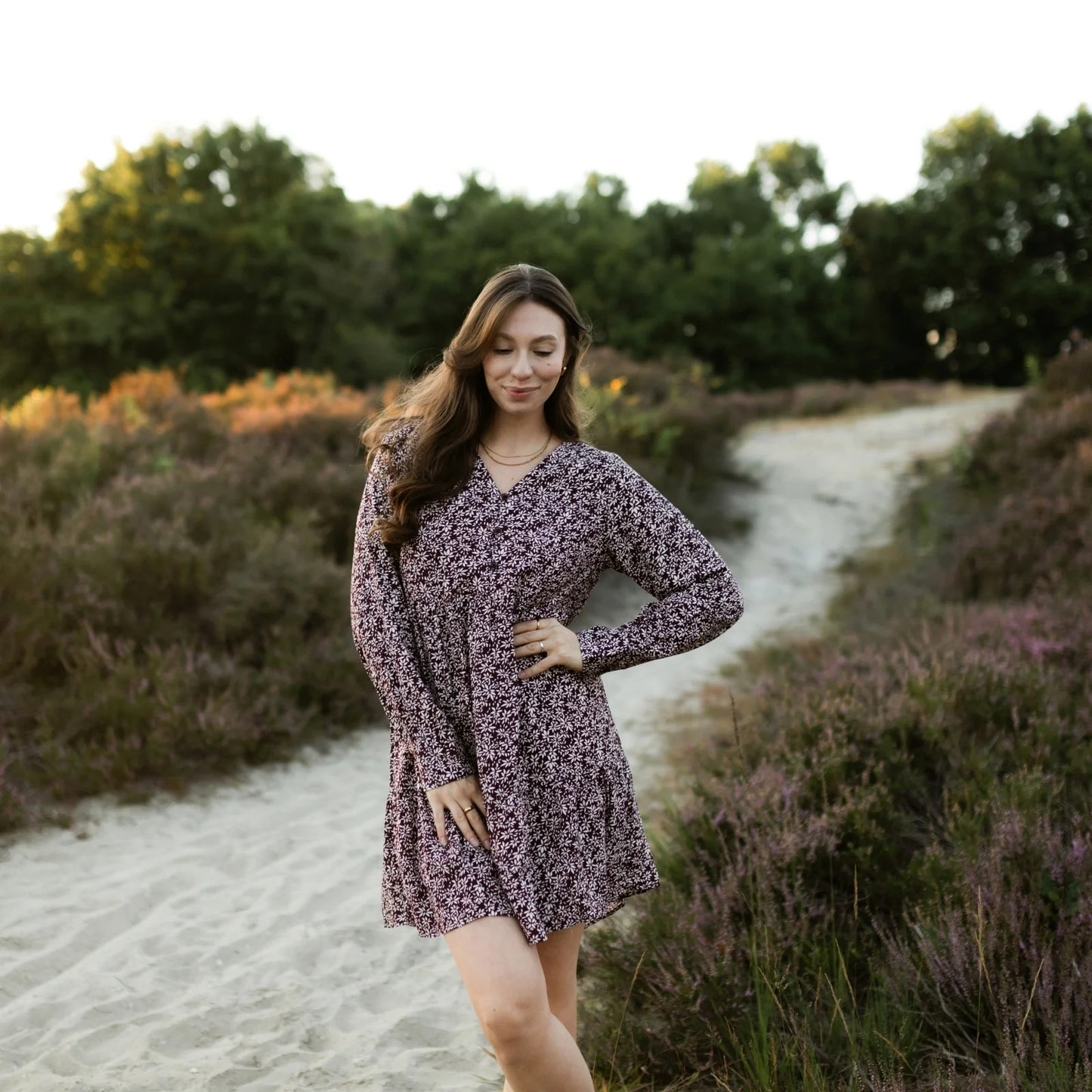 Robe imprimée AMI en 100% Tencel - NORDLICHT