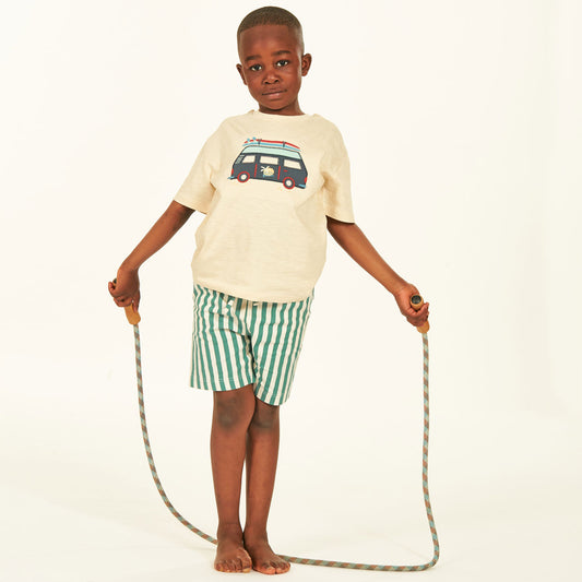 T-shirt enfant ANTON imprimé van - SENSE ORGANICS