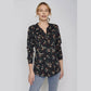 Blouse Nightflowers EcoVero - GREENBOMB