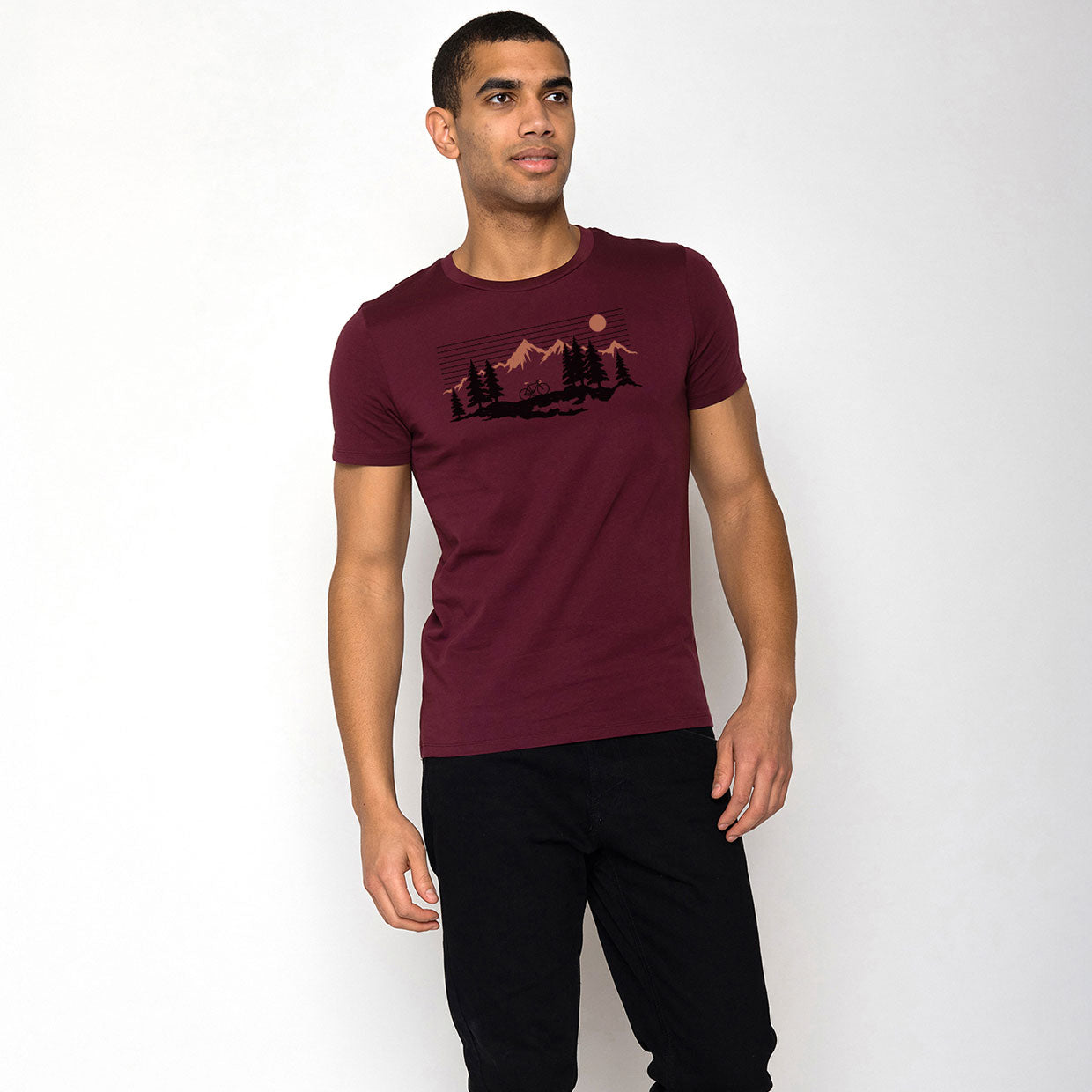 T-shirt montagnes - GREENBOMB