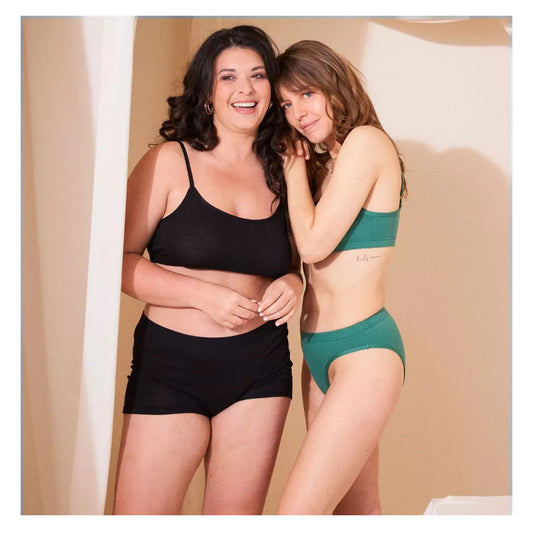Boxer français pour femme coton bio et modal - LEMAHIEU