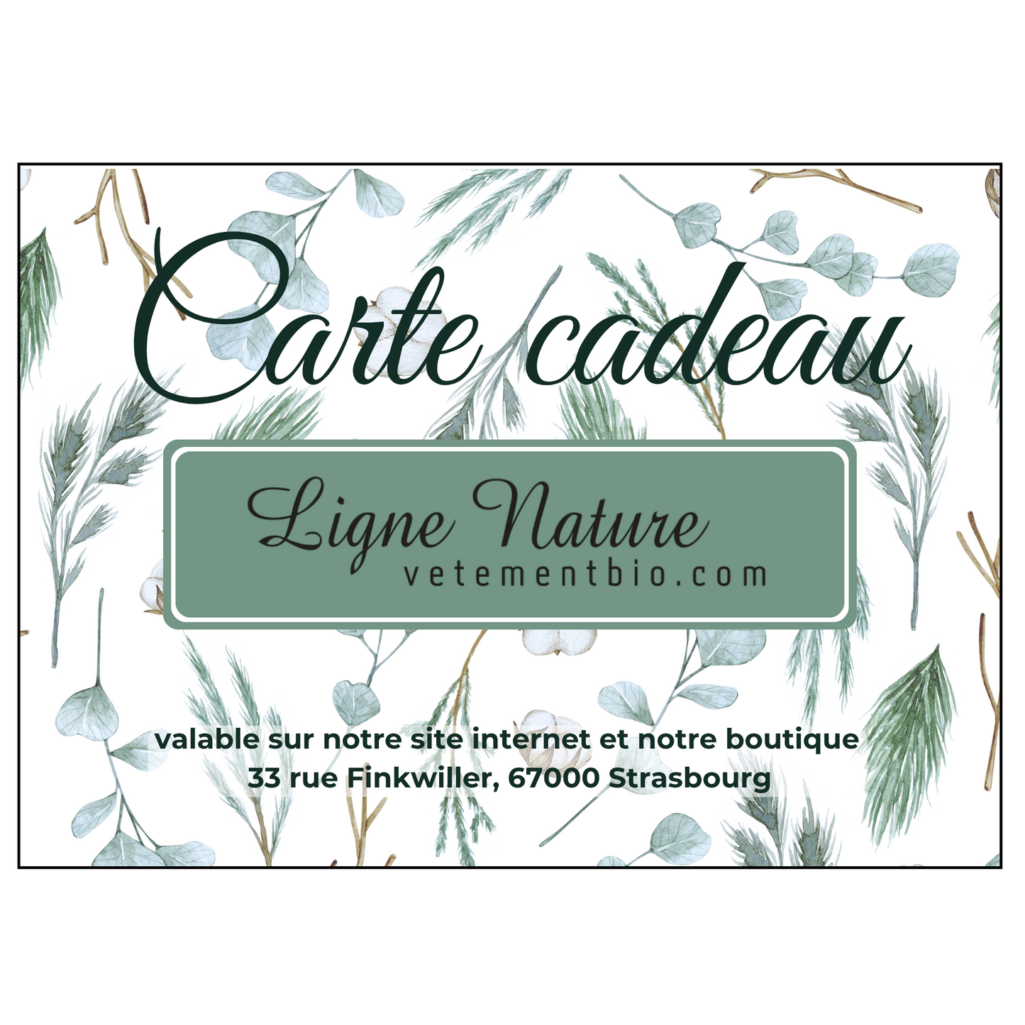 Carte cadeau