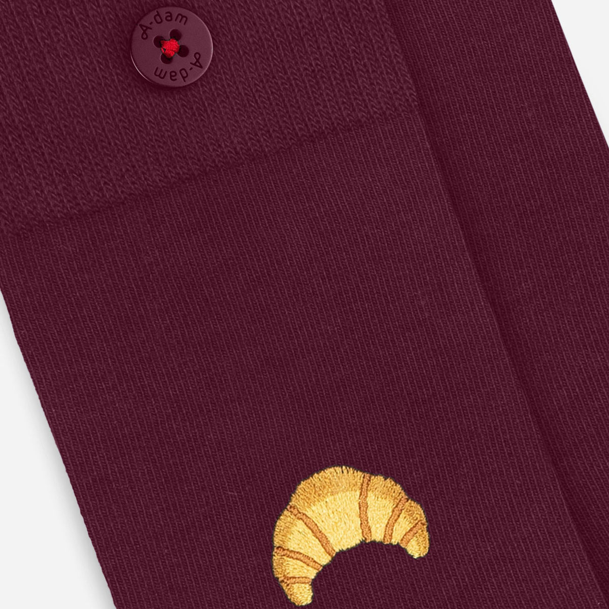Chaussettes brodées Bouton - ADAM