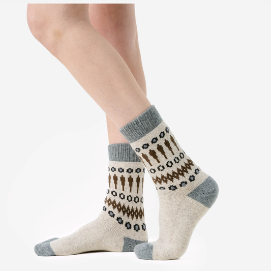 Chaussettes norvégienne BORGHOLM - LIVING CRAFTS