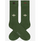 Chaussettes brodées Bouton - ADAM