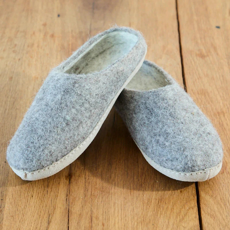 Chaussons pour adulte en laine feutrée - NATURSTYLE