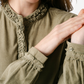 Blouse BALLERINA en velours fin 100% coton bio - LIVING CRFATS