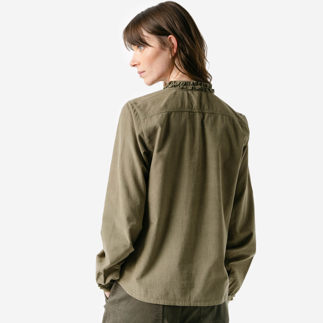 Blouse BALLERINA en velours fin 100% coton bio - LIVING CRFATS