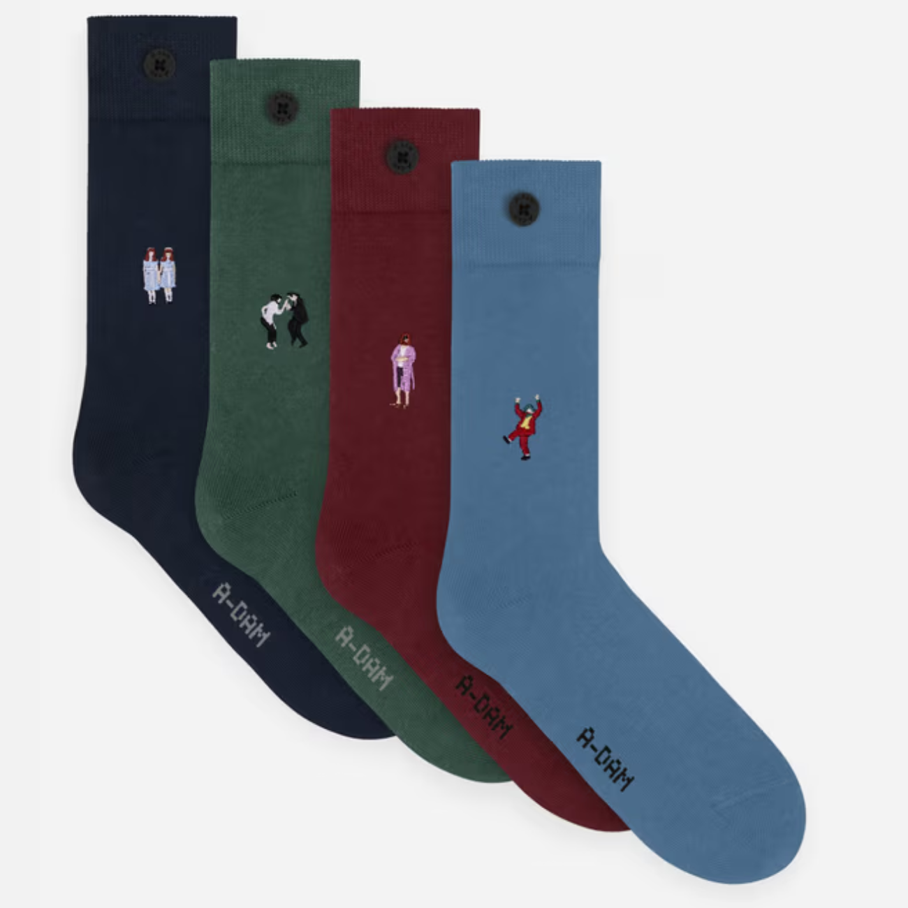 Coffret de 4 paires de chaussettes CINEMA - ADAM
