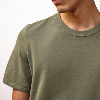 T-shirt ROMAIN piqué de coton bio - DAO