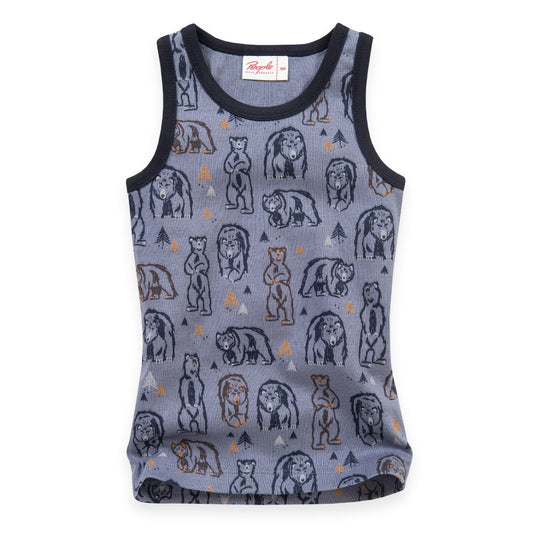 Débardeur ours pour enfant 100% coton bio - PEOPLE WEAR ORGANICS