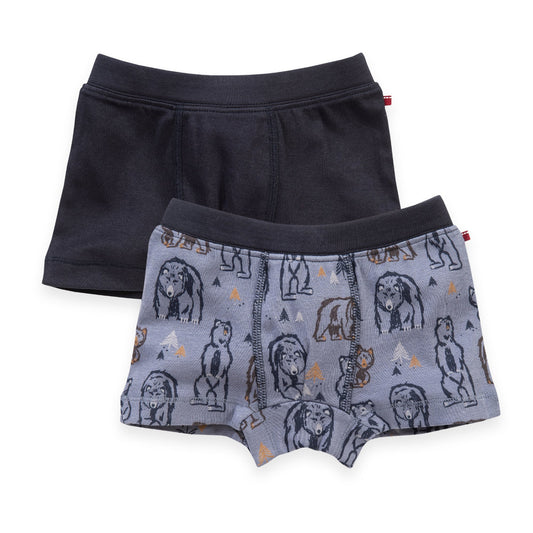 Duo de boxer ours pour enfant 100% coton bio - PEOPLE WEAR ORGANIC