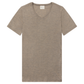 Maillot manches courtes col V homme laine et soie - ENGEL