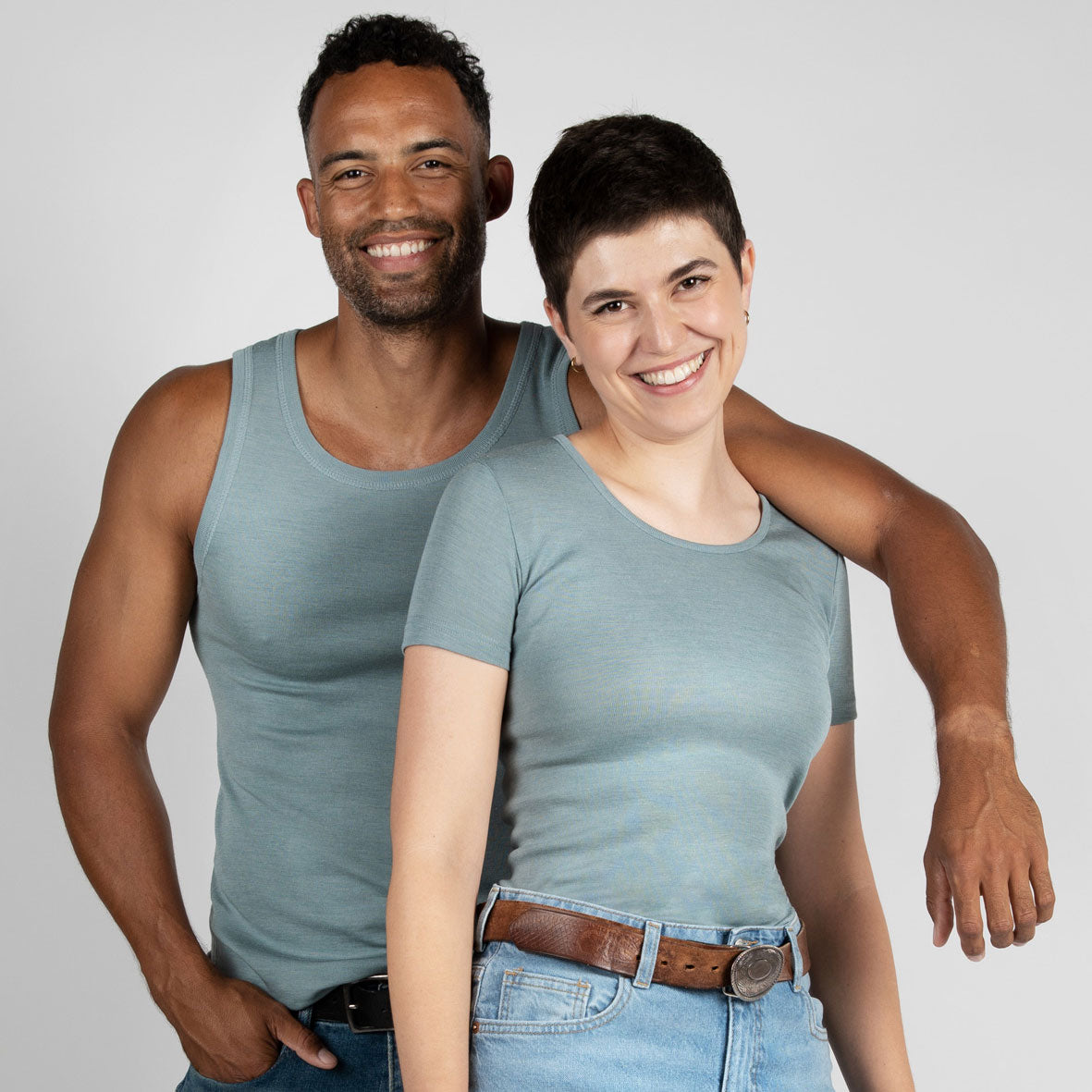 Debardeur laine et soie homme - ENGEL