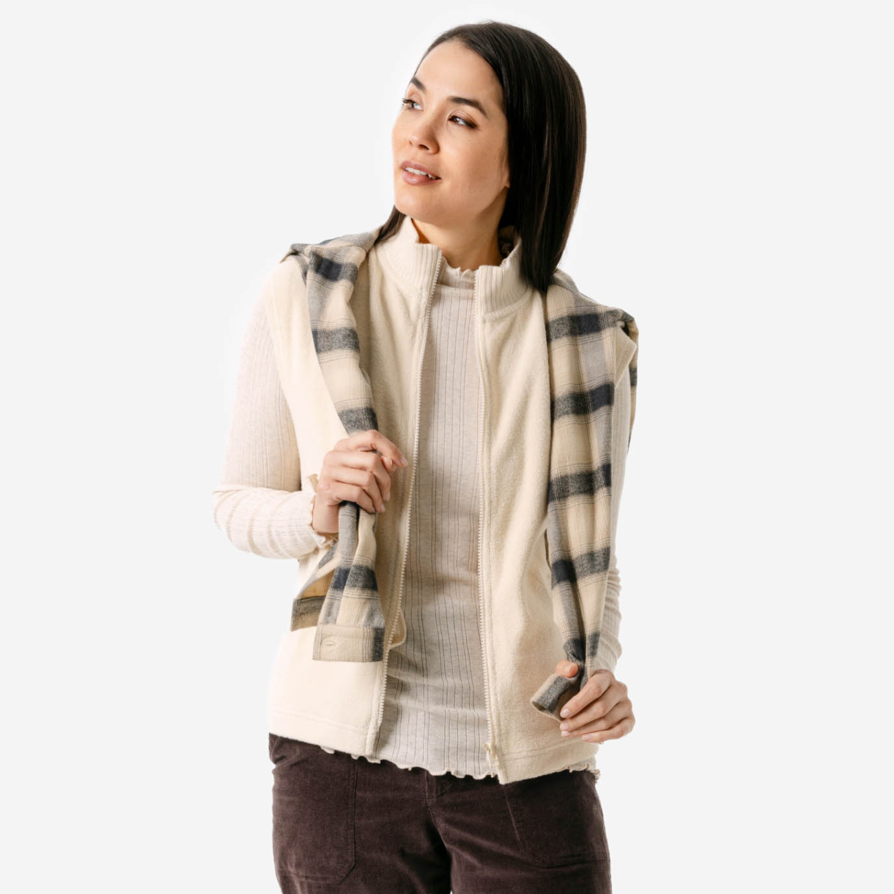 Gilet sans manches BESSA en 100% coton bio - LIVING CRAFTS