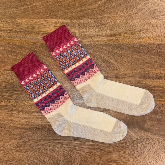 Chaussettes 95% laine et 5% lin - HIRSCH