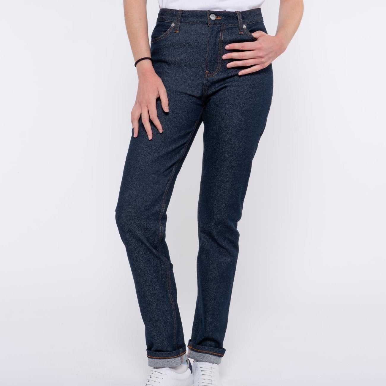 Jean femme 204H/254 coupe slim taille haute - 1083