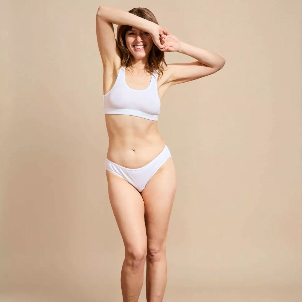 Brassière 100% coton bio JULIETTE fabriquée en France - LEMAHIEU