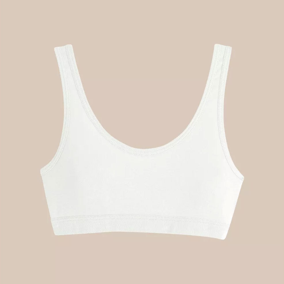 Brassière 100% coton bio JULIETTE fabriquée en France - LEMAHIEU