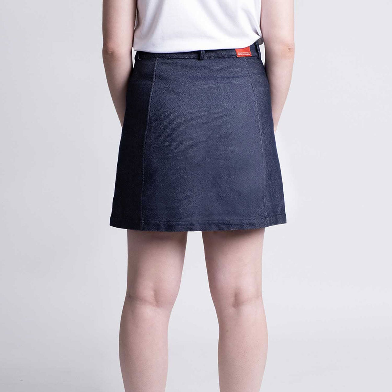 Jupe jeans boutonnée - 1083 x LES HIRONDELLES
