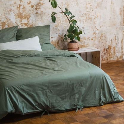 Parure de lit MAJULI en 100% coton bio percale - MELAWEAR