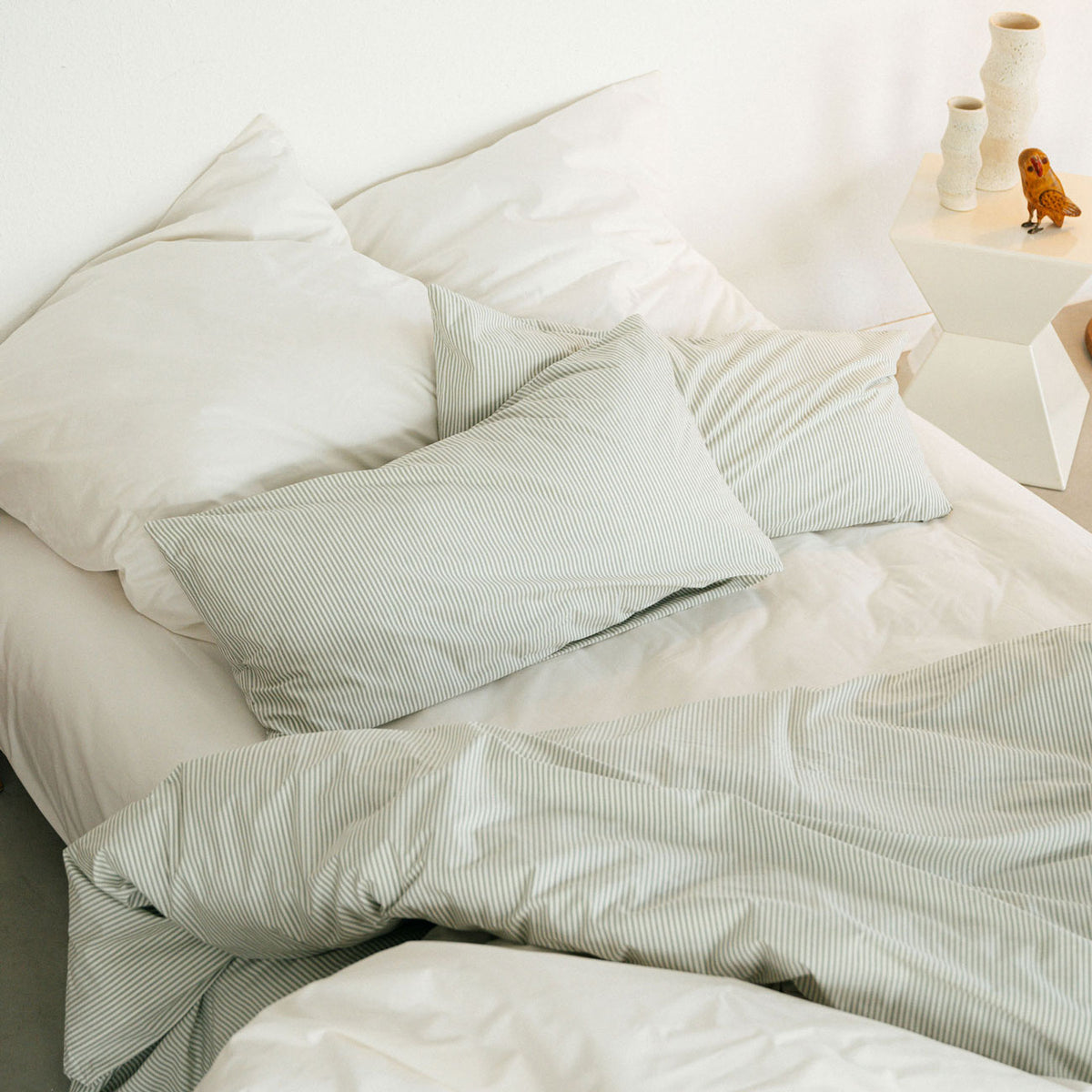 Parure de lit MAJULI en 100% coton bio percale - MELAWEAR