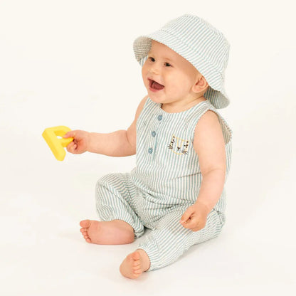 Salopette MARIS en coton bio gaufré - SENSE ORGANICS