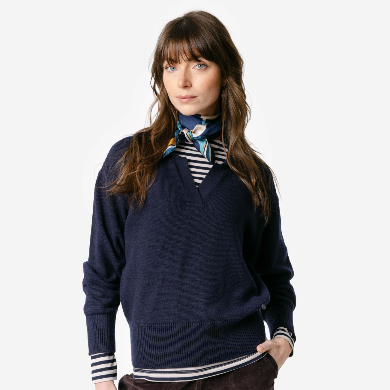 Pull en coton et laine ULANA - LIVING CRAFTS