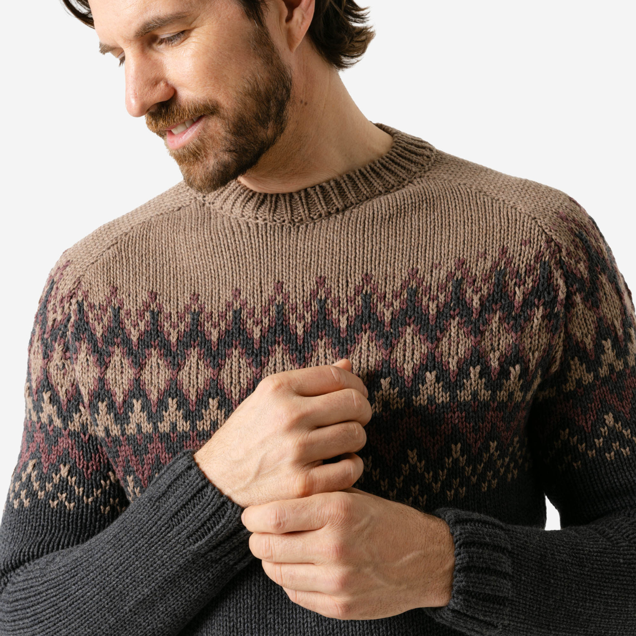 Pull manches raglan BALDUIN en 100% coton - LIVING CRAFTS