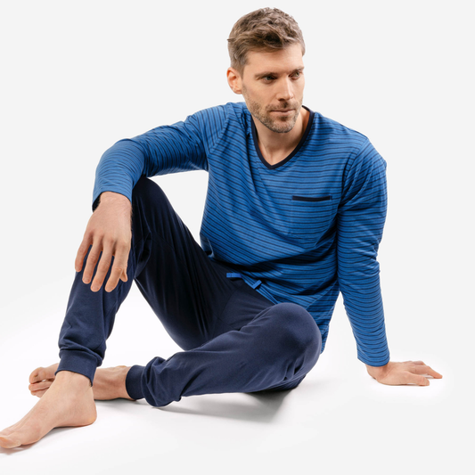 Pyjama Homme COLIN en coton bio - LIVING CRAFTS