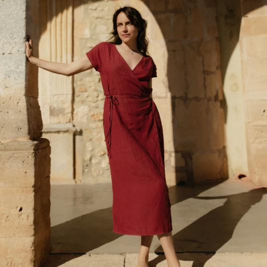 Robe longue en lin EMILIE - NORDLICHT