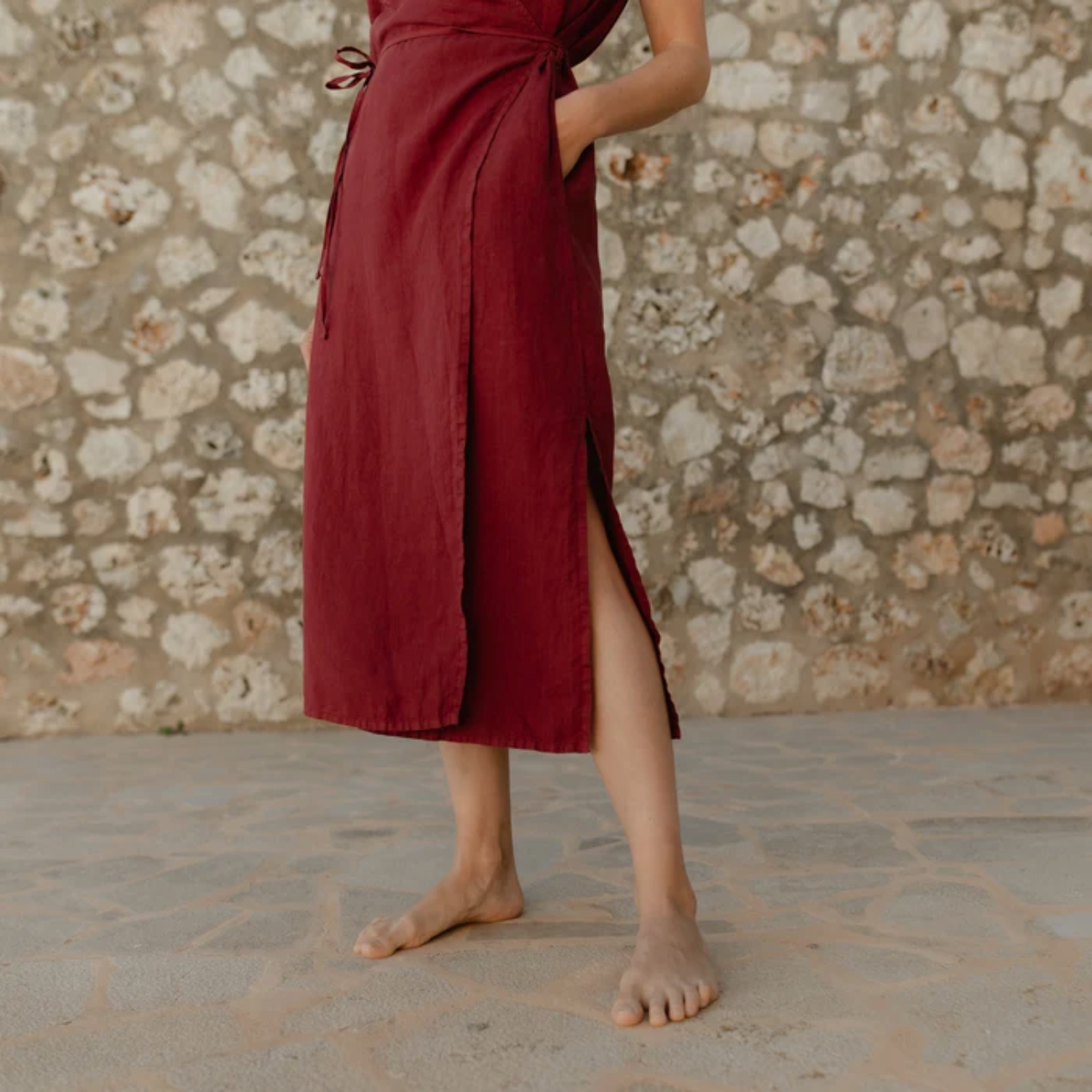 Robe longue en lin EMILIE - NORDLICHT