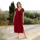 Robe longue en lin EMILIE - NORDLICHT